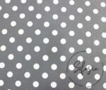 Gray Fabric with White Large Polka Dots (Curtain and Sofa Fabrics) - Image 4