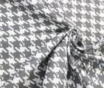 Gray Large Houndstooth Pattern Fabric - Image 3