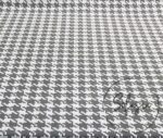 Gray Large Houndstooth Pattern Fabric - Image 7