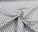 Gray Small Houndstooth Patterned Fabric - Image 3