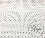 Gray Small Polka Dot Fabric on White Background - Image 4