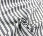 Gray Striped Background Curtain Fabric - Image 3