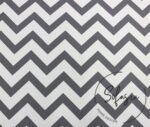 Gray White Zigzag Patterned Curtain and Sofa Fabric