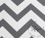 Gray White Zigzag Patterned Curtain and Sofa Fabric - Image 4