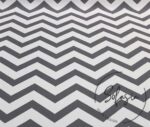 Gray White Zigzag Patterned Curtain and Sofa Fabric - Image 5