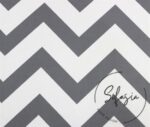 Gray White Zigzag Patterned Curtain and Sofa Fabric - Image 8