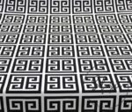 Greek Key Patterned Sofa and Curtain Fabric - Image 3