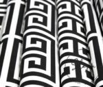 Greek Key Patterned Sofa and Curtain Fabric - Image 4