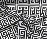 Greek Key Patterned Sofa and Curtain Fabric - Image 6