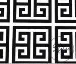 Greek Key Patterned Sofa and Curtain Fabric - Image 8