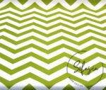 Green and White Zigzag Patterned Curtain and Sofa Fabric - Image 6