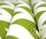 Green and White Zigzag Patterned Curtain and Sofa Fabric - Image 7