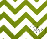 Green and White Zigzag Patterned Curtain and Sofa Fabric - Image 8
