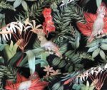 Green Tropical Pattern Fabric - Image 3