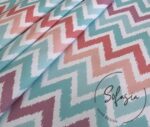 Green Zigzag Pattern Cover Fabric - Image 4
