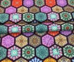Honeycomb Ethnic Motif Throw Pillow and Curtain Fabric - Image 8
