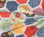 Honeycomb Patchwork Patterned Fabric - Image 3