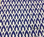 Indigo Blue Ikat Fabric