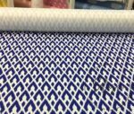 Indigo Blue Ikat Fabric - Image 4