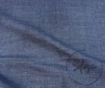 Indigo Linen Look Fabric - Image 5