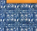 Ink Color Tile Patterned Cover Fabric - Image 4