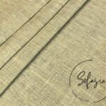 Ivory Linen Look Fabric