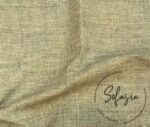 Ivory Linen Look Fabric - Image 5