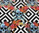 Ivy Skull Patterned Fabric - Image 3