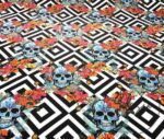 Ivy Skull Patterned Fabric - Image 4