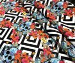 Ivy Skull Patterned Fabric - Image 7