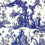 Japanese Tile Patterned Sofa and Curtain Fabric