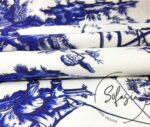 Japanese Tile Patterned Sofa and Curtain Fabric - Image 7