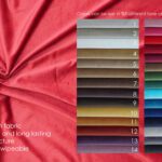 1 Washable Single Color Velvet Woven Sofa Fabric Catalogue