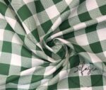 Kiwi Large Gingham Patterned Fabric - Image 3