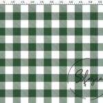 Kiwi Large Gingham Patterned Fabric
