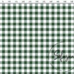 Kiwi Small Gingham Patterned Fabric