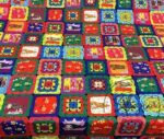 Knit Patterned Patchwork Fabric