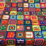 Knit Patterned Patchwork Fabric