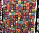 Knit Patterned Patchwork Fabric - Image 4