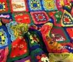 Knit Patterned Patchwork Fabric - Image 6
