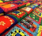 Knit Patterned Patchwork Fabric - Image 8