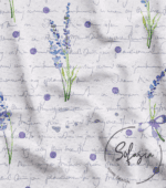 Lavender Garden Polka Dot Patterned Fabric - Image 4
