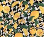 Lemon Checker Pattern Sofa and Curtain Fabric - Image 3