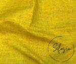 Lemon Linen Look Fabric - Image 3