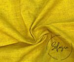 Lemon Linen Look Fabric - Image 4