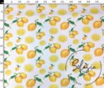 Lemon Patterned Sofa and Curtain Fabric - Image 4
