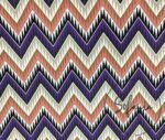 Lilac Pink Zigzag Patterned Curtain and Sofa Fabric