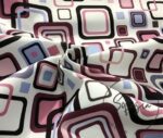 Lilac Squares Patterned Fabric - Image 7