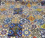 Majolica Mosaic Patterned Fabric - Image 4