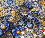 Majolica Mosaic Patterned Fabric - Image 5
